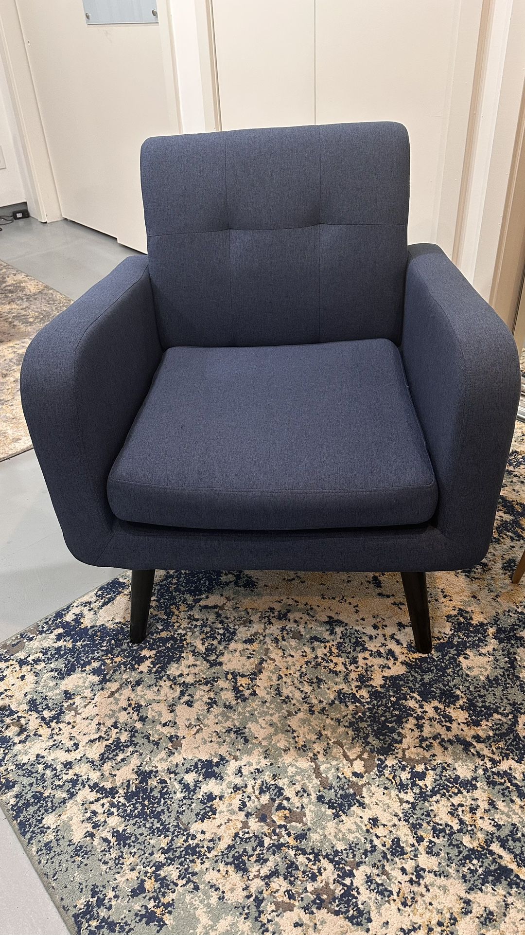 Navy Blue Armchair