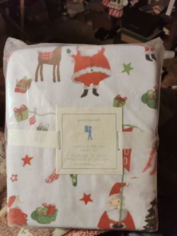 Pottery Barn Christmas Sheets.
