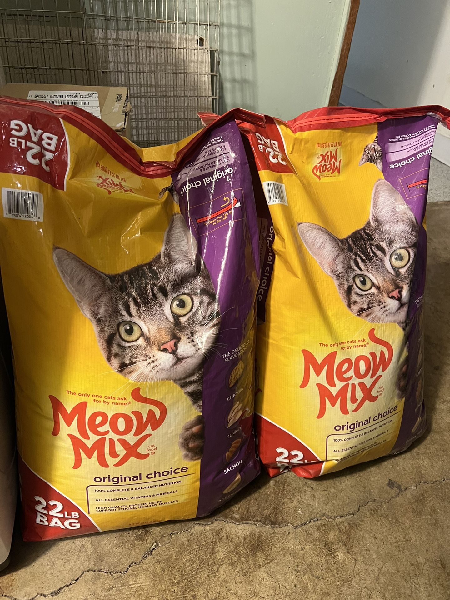 Meow Mix 22lb Bag x2