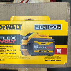 Dewalt Flexvolt 60v 12Ah Battery (MFD: Arp. 2026)