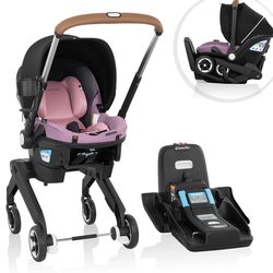 SHYFT DUALRIDE INFANT CAR SEAT STROLLER COMBO WITH CARRYALL STORAGE & EXTENDED CANOPY