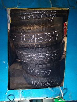 TIRE LT  245 75 17 EACH ELMOFLES
