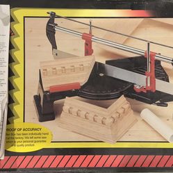 Brand New Vintage Hempe Precision Miter Box Kit #36201N - Made in USA (Never Used)