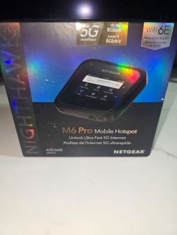 NETGEAR Nighthawk M6 Pro 5G WiFi 6E Hotspot MR6550 – Like New