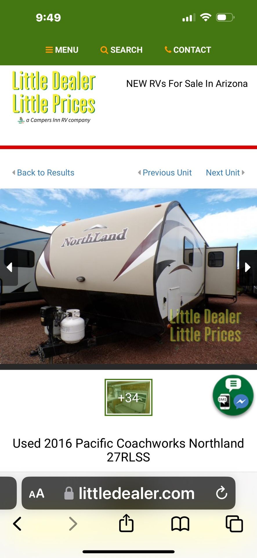 Used Travel Trailer