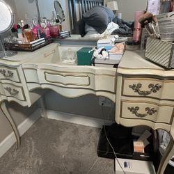 Beautiful Vintage Handmade Vanity