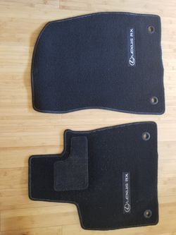 Lexus RX factory floor mats