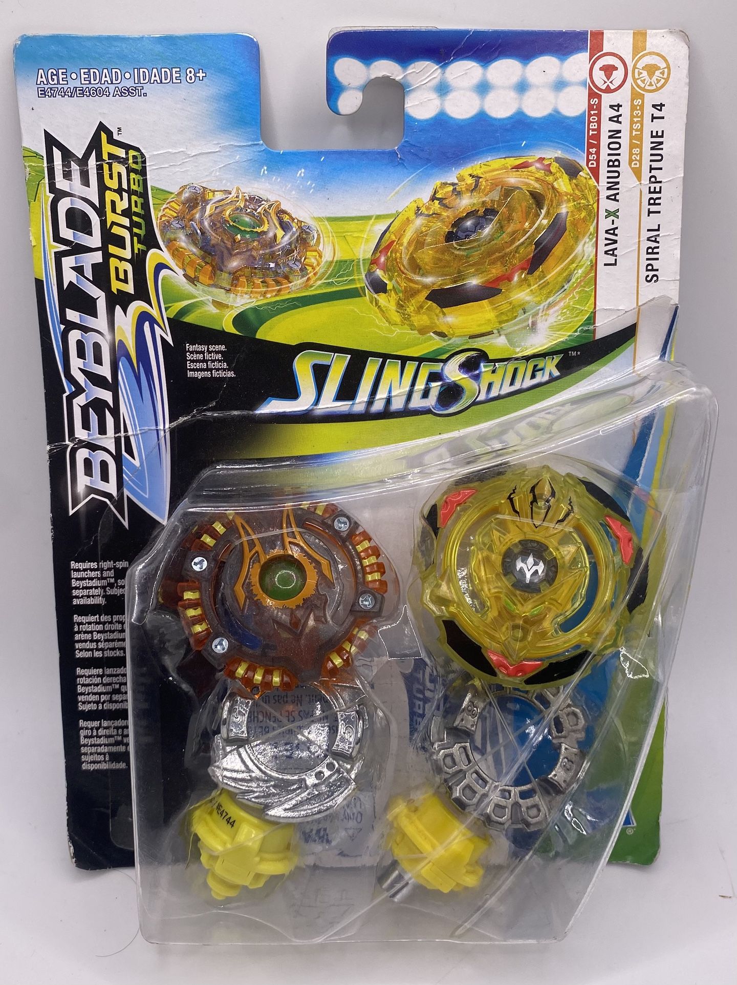 2018 Beyblade Burst Turbo Lava X Anubion A4 Spiral Treptune T4 8556
