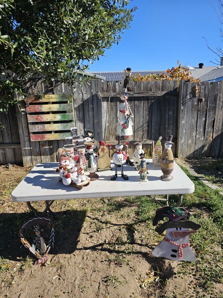 Snowman christmas decor