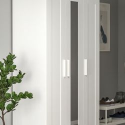 Wardrobe with 3 doors, white