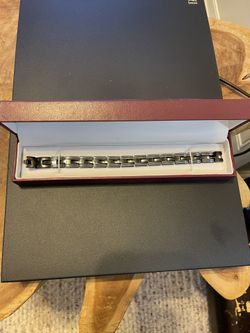 Mens Black Stainless Bracelet 