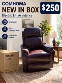 COMHOMA ELECTRIC RECLINER LIFT ASSISTANCE FURNITURE NEW