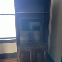 Two Wood Cabinets for sale