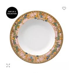 Versace Butterfly Garden Rim Soup Bowl