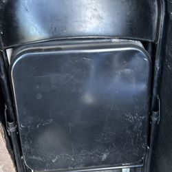 Black folding chair 7