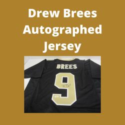 Drew Brees Autographed Jersey