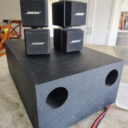 Bose AM-5 Speakers And Subwoofer