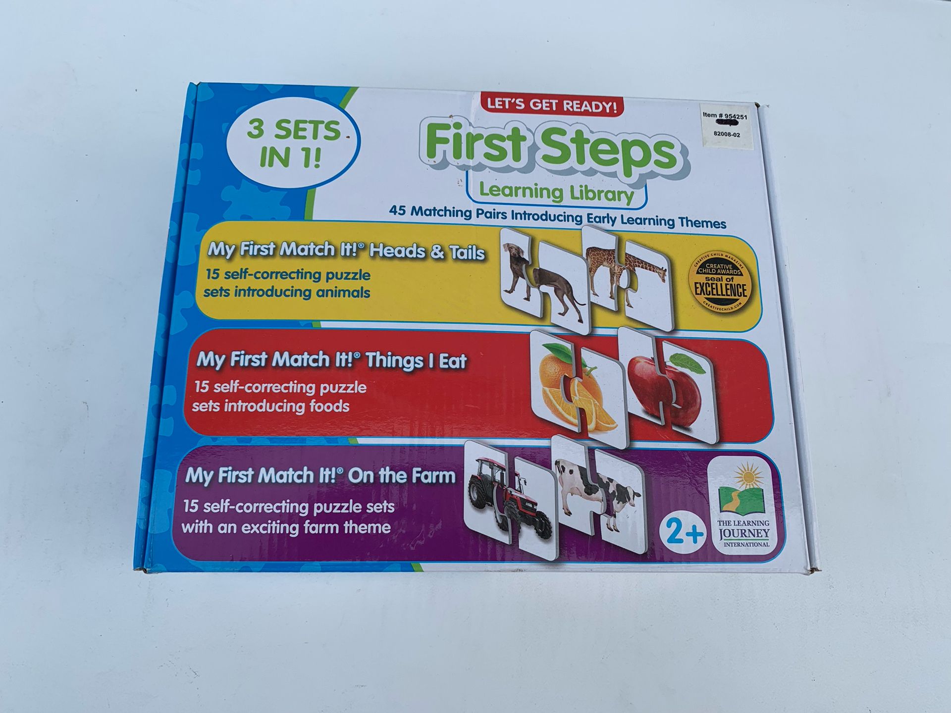 The Learning Journey: My First Match It! - Head and Tails - 45 Self-Correcting Animal Memory Matching Puzzles Games