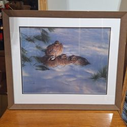 "Nestled In" Artwork by Nancy Howe - Limited Edition Framed/Numbered Print