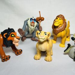 1994 Disneys The Lion King 5 Piece Vintage Burger King Lot