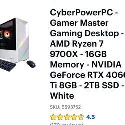 🚀 Brand-New Never Used CYBERPOWERPC Gaming Desktop 