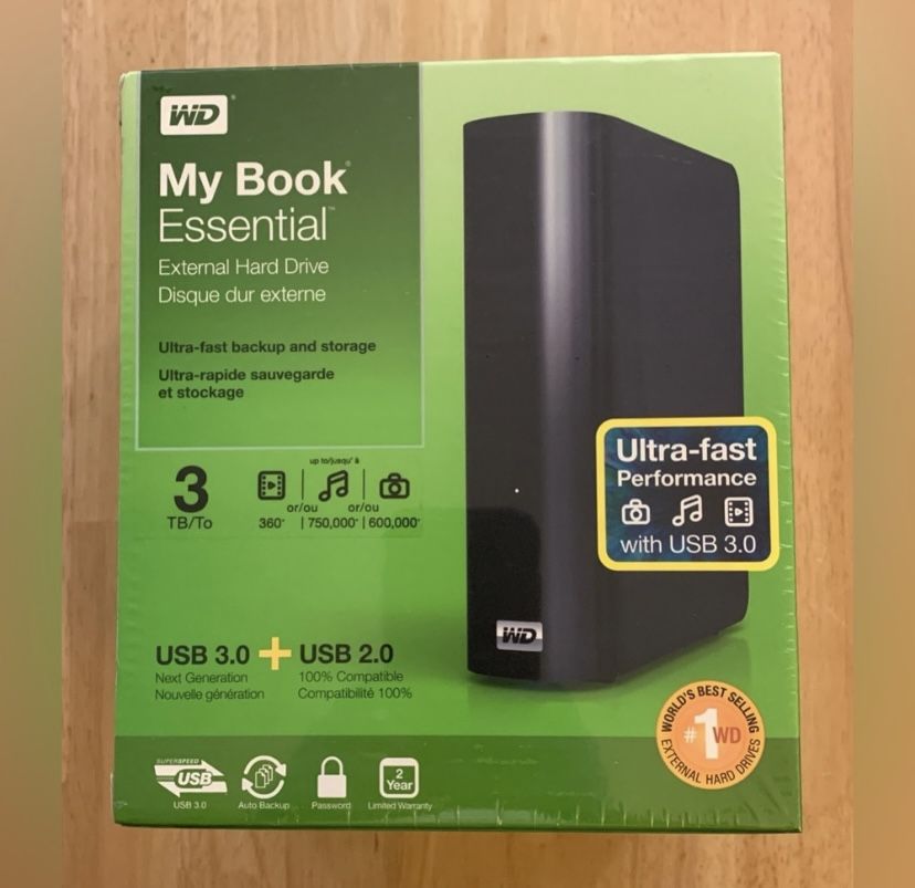 Western Digital My Book Essential 3 TB External Hard Drive