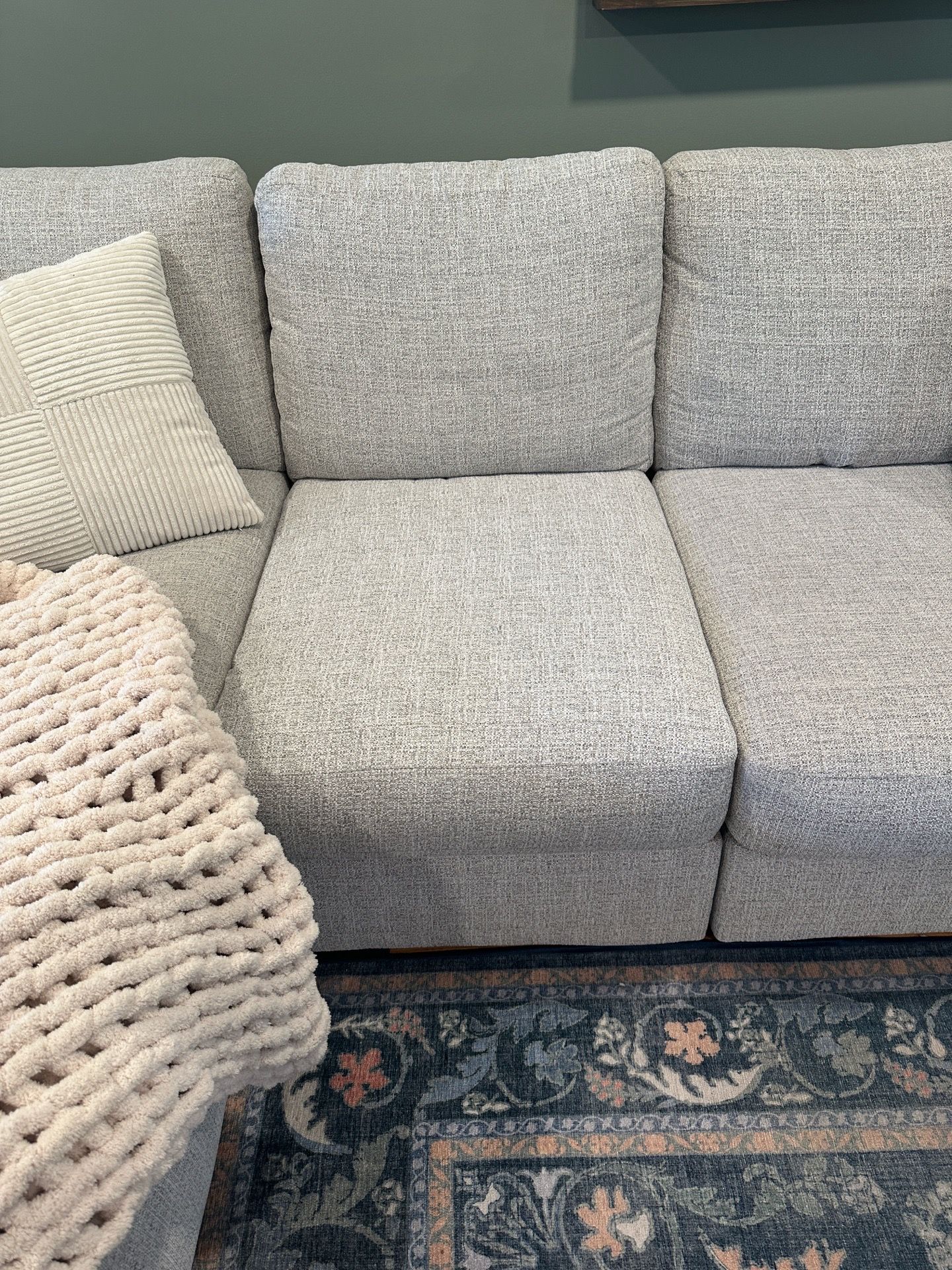 Larce sectional armless chair (Ashley Furniture)