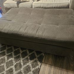 Gray Ottoman 52x31x18