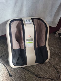 Human touch foot massager/heater.