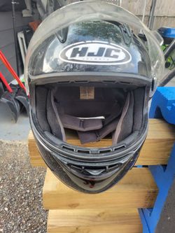USED HJC MOTORCYCLE HELMET MEDIUM 
11525 S HALSTED/7111.S WESTERN 
15$  CASH ONLY AS IS
