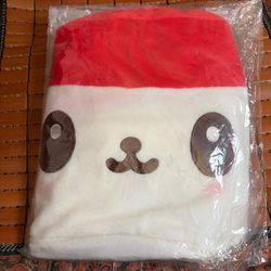 Vintage 2006 Sanrio Pandapple Plush Inflatable Stool Home Decor Brand New