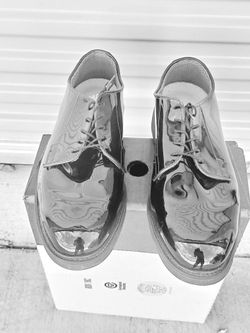 Bates High Gloss Dress Shoes Size 12D