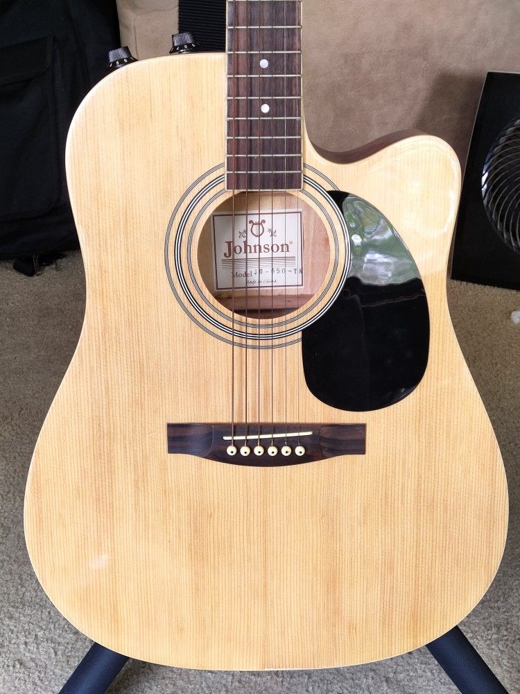 Johnson Slim Body Acoustic Electric Guitar