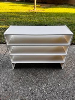White Tier Shoe Rack