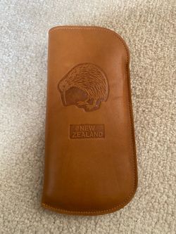 New Zealand Leather Eye Glass Holder