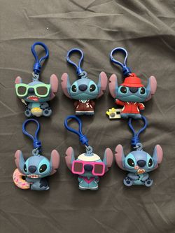 Assorted Stitch Keychain Collection