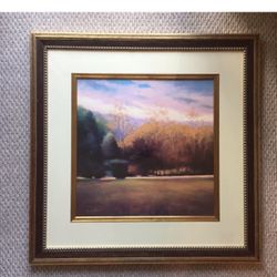 Beautiful Marla Baggetta Signed And Framed FALL SERENADE Art Print 36" X36"