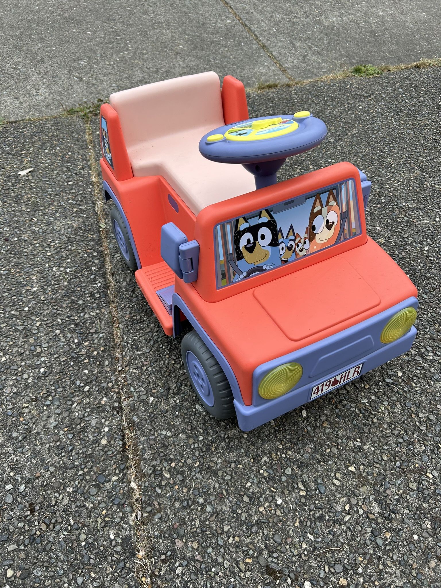 Bluey Ride On Power Car
