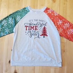 NEW 'It's the Most Wonderful Time of the Year' Christmas Sweatshirt (2XL)