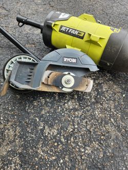 Ryobi Edger And Blower