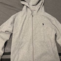 Polo Ralph Lauren Zip-Up Hoodie – Grey