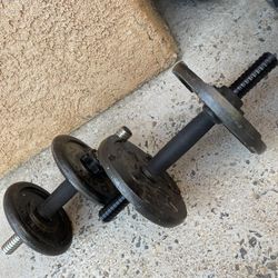 Two Adjustable Dumbells