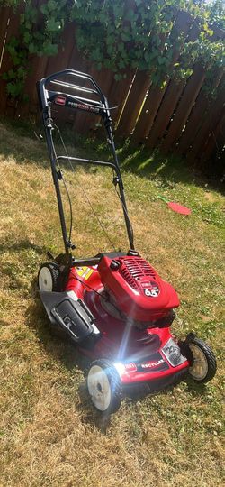 Toro self-propelled mower, lawnmower, run, strong