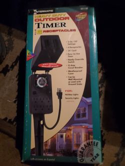Intermatic Outdoor Timer 6 Receptacles