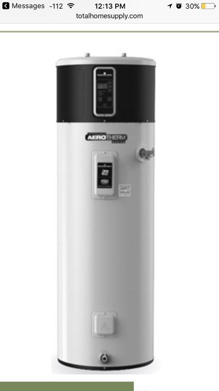 Bradford White RE2H50R10B-1NCWT 50 Gallon AeroTherm Heat Pump Water Heater,  240 Volt/4500 Watts NEW IN BOX for Sale in Aledo, TX - OfferUp