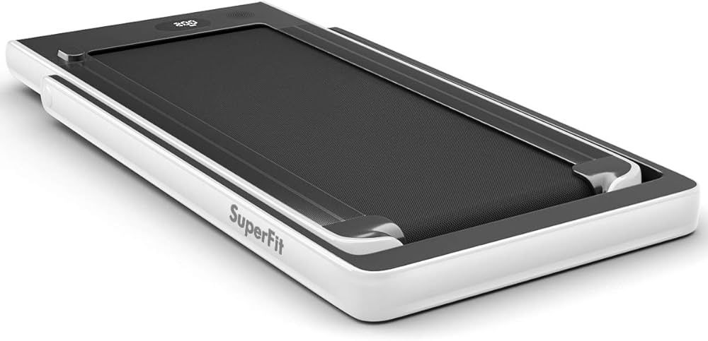 GYMAX 2 in 1 Folding Treadmill, 2.25HP Under Desk Electric Pad Treadmill