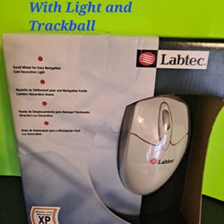 Labtec Wheel Mouse With Light and Trackball-$8.00