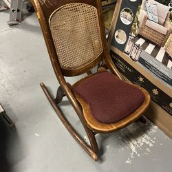 Antique Folding Rocking Chair