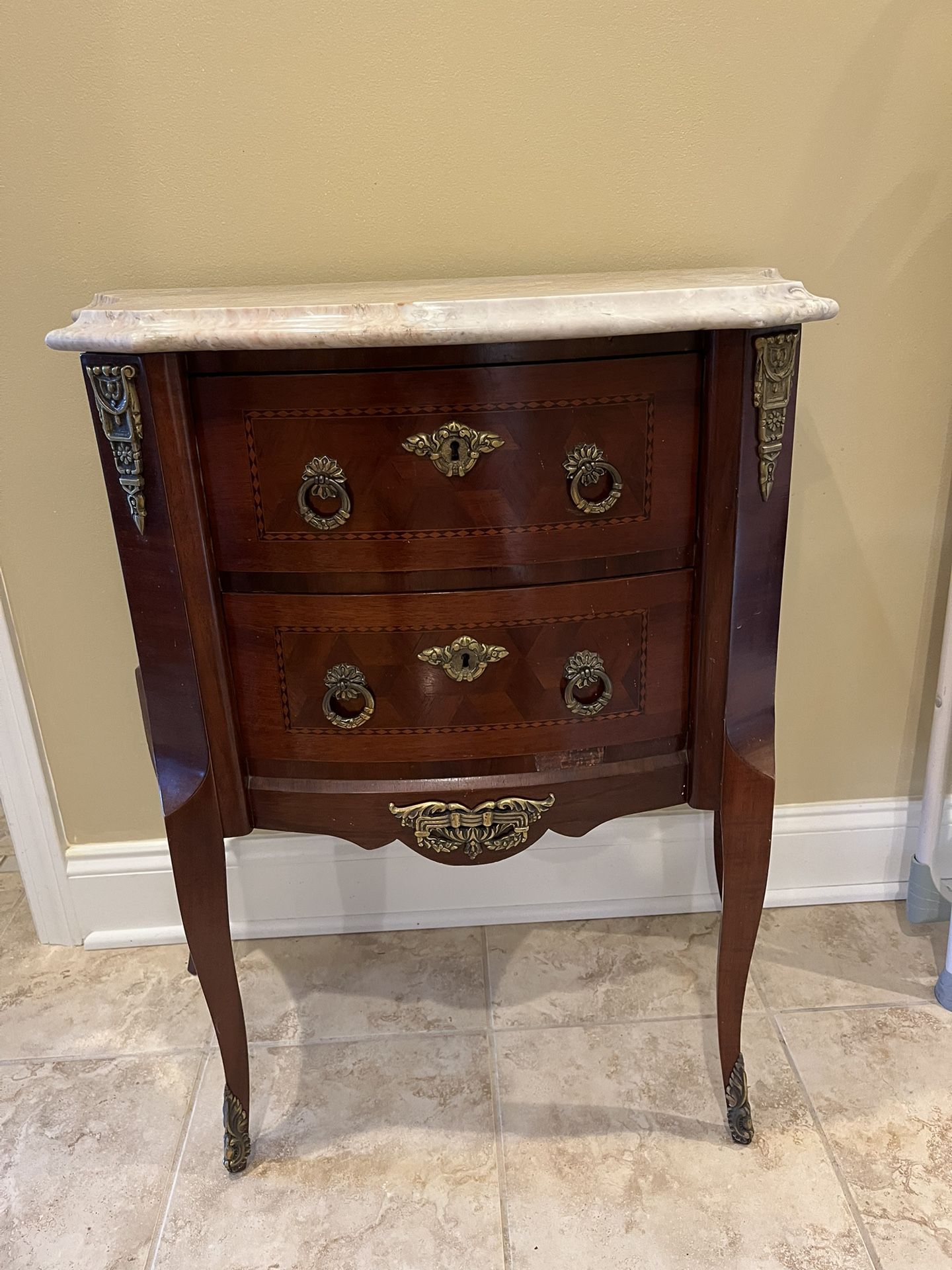Marble Top Side Table