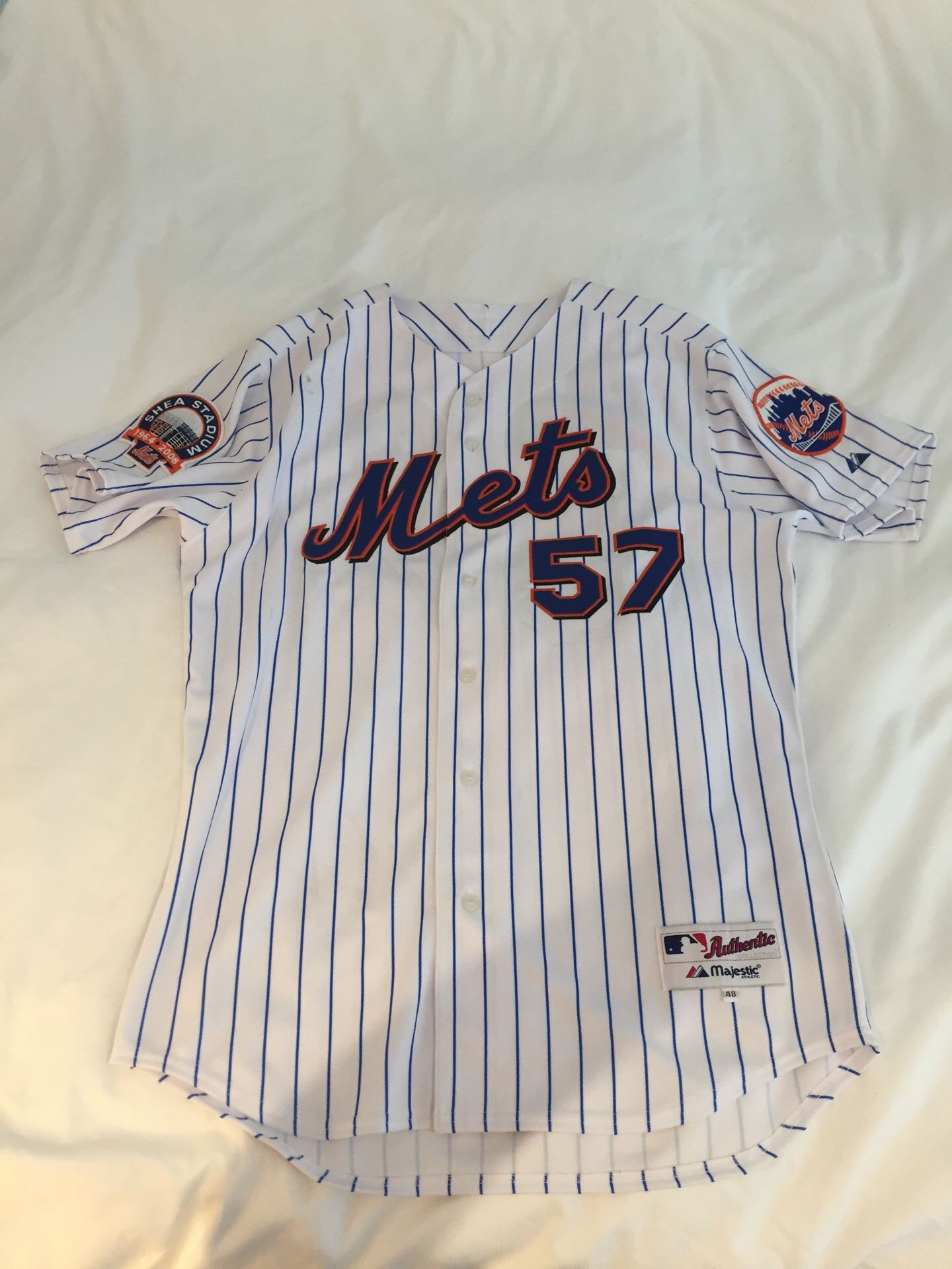 Authentic majestic NY mets baseball jersey 2008
